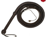 Indiana Jones Bullwhip Genuine Leather Brown 6 to 8 Feet Long 12 Plait B... - €19,86 EUR+