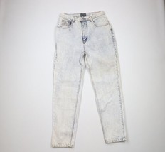 Vintage 90s Streetwear Womens 16 Distressed Acid Wash Flower Tapered Leg... - £46.47 GBP