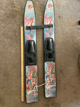 Nash Water Skis Da Hobie Cat  cartoon Vintage  WATERSKIS Water Skis  - £69.46 GBP