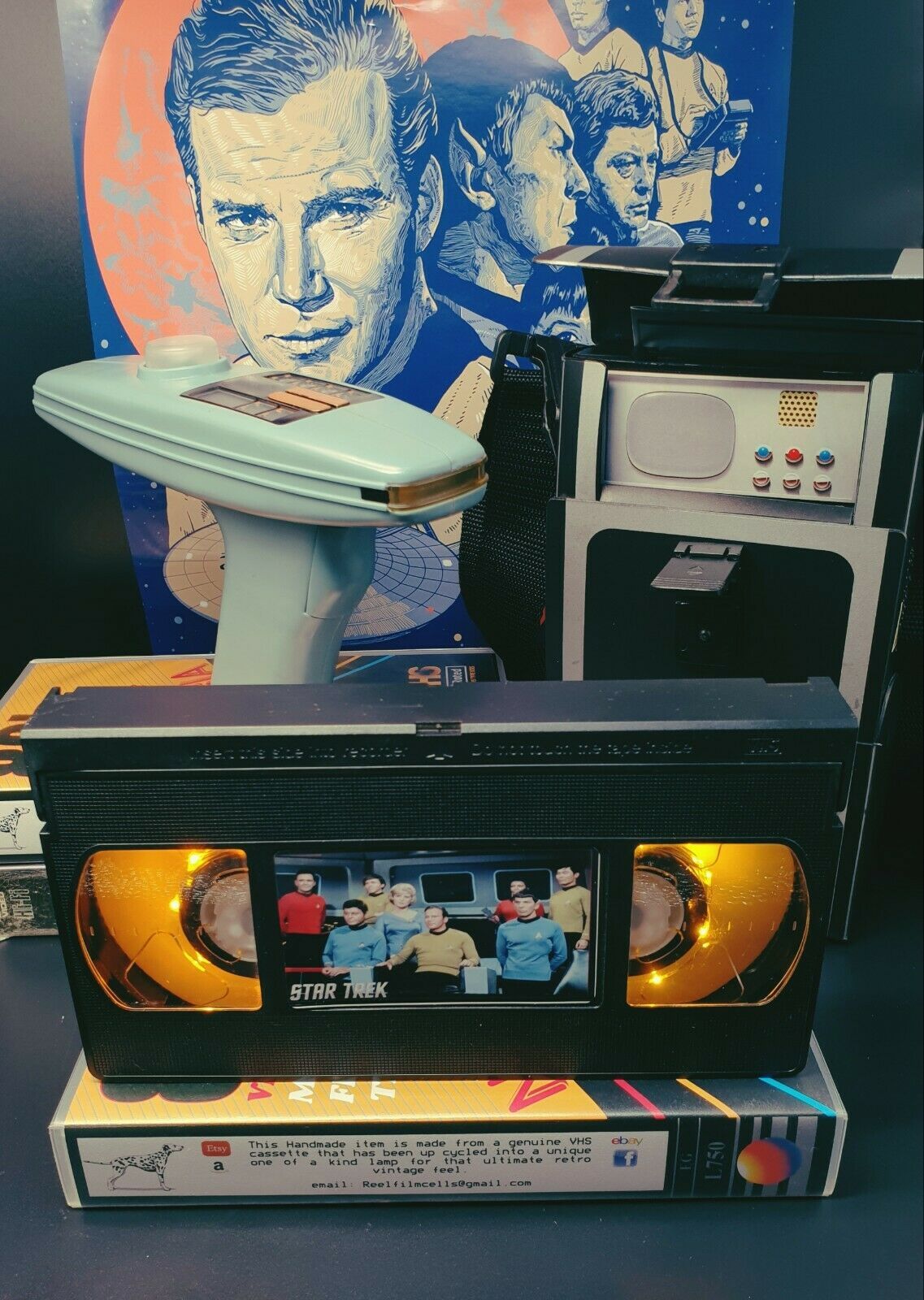 Retro VHS Lamp,Fright Night Vampire Horror, Top Quality!Amazing Gift Idea Look Item image 7
