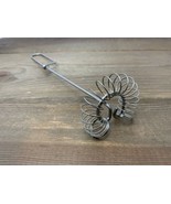 Mini Whipper Wire Whisk Stainless Steel Egg Beater Cocktail Mixer 9.25” - $12.82