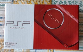 Sony PSP-3000 Console Radiant Red Handheld System Complete in box Mod Fr... - $242.55