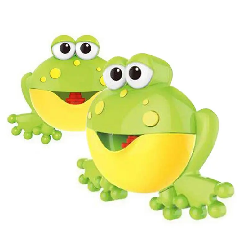 Cute Frog Pool Swimming Bathtub Blower Toys With 12 Music Bubble Crabs Baby Bath - £18.94 GBP