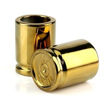 .50 Caliber Shot Glass Set Gold - £19.52 GBP