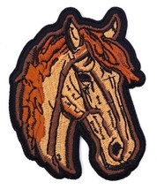 Brown Horse Iron On Sew On Embroidered Patch 2 3/4&quot;x 3 1/8&quot; - $5.79