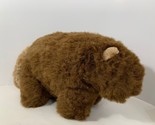 Fancy Zoo beaver full body hand puppet 12&quot; plush stuffed animal brown ta... - £10.66 GBP
