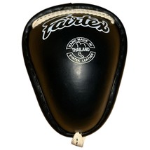 Fairtex Global GC2 Muay Thai Steel Cup Black Medium - $39.59