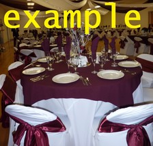 60&quot; x 60&quot; Square Burgandy Overlay Tablecloth Lot of 30  ~ ranjacuj - $183.15