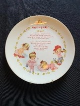 Gibson Greeting Cards What is a Girl Decorative Plate 1973 - £4.70 GBP