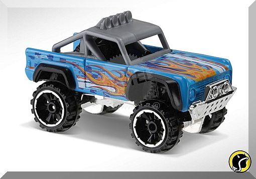 Hot Wheels - Custom Ford Bronco: HW Daredevils #8/10 - #153/250 (2016) *Blue* Item image 3