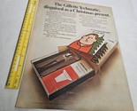 Gillette Techmatic Disguised as a Christmas Present Razor Vintage Print ... - $5.98