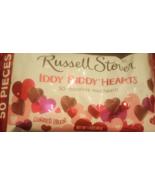 Russell Stover Iddy Biddy Hearts 50 Chocolate Mini Hearts-BRAND NEW-SHIP... - $14.73