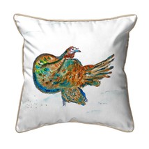 Betsy Drake Turkey Extra Large 22 X 22 Indoor Outdoor Pillow - £54.71 GBP