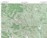 Clearlake Oaks Quadrangle, California 1960 Topo Map USGS 15 Minute Topog... - $21.99