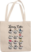 Make Your Mark Design Literary Coffee. Reading And Palpitations Reusable Tote Ba - £17.82 GBP