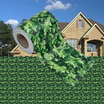 vidaXL PVC Garden Privacy Screen, 35' x 0.19m, Green, with Adjustable Clips - $2,208.95 MXN