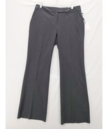 Calvin Klein Womens Classic Fit Stretch Dress Pants Gray Size 6 UNHEMMED... - £11.38 GBP