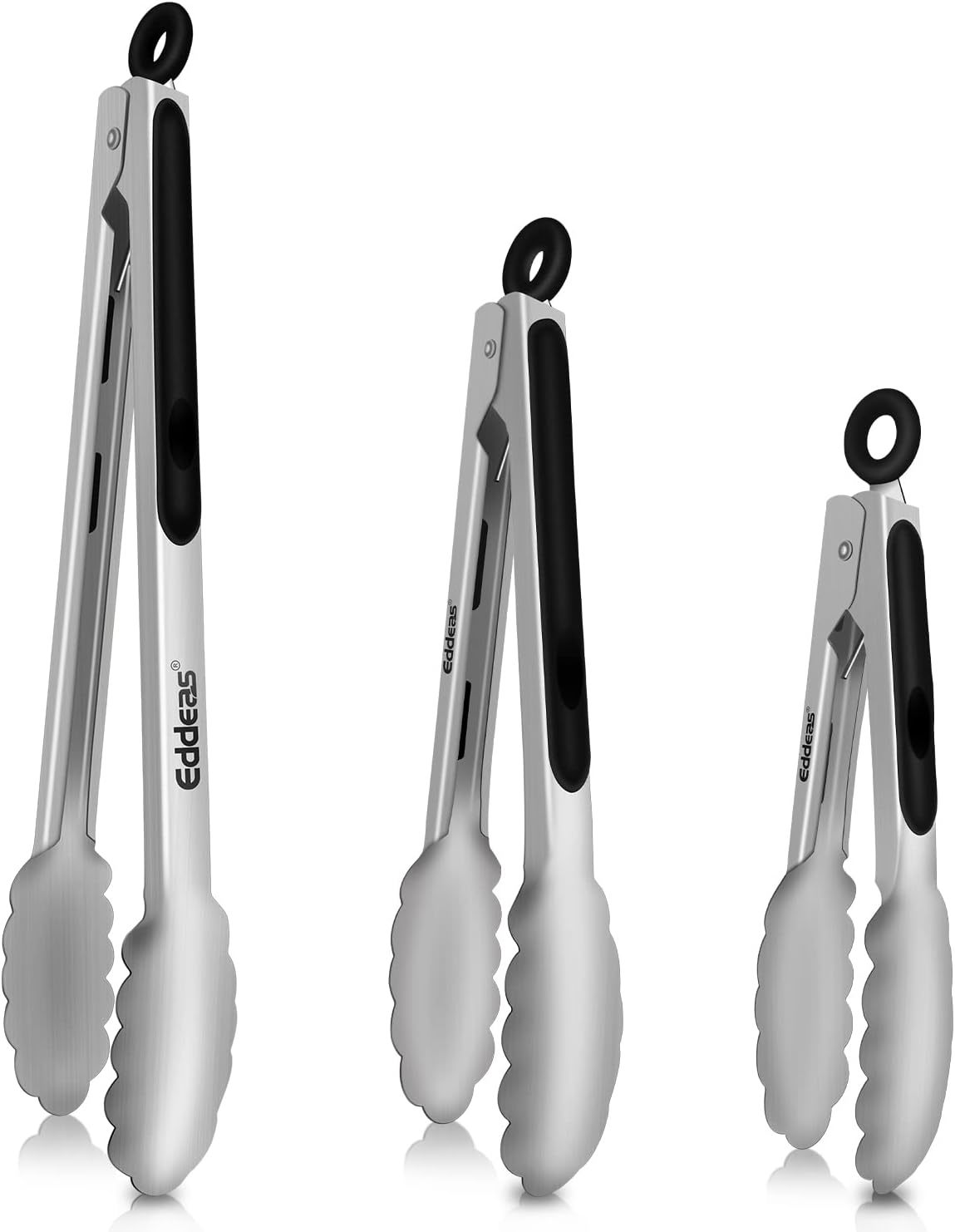 Tongs For Cooking - Heat Resistant 600 Degrees Stainless Steel Kitchen - $35.95