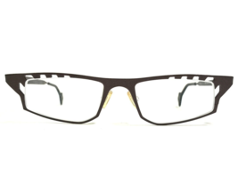THEO Eyeglasses Frames ambiorix 403 Brown Semi Rim Modernist MCM 48-18-140 - £258.16 GBP