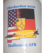 Holloman AFB USAF US Air Force ceramic beer stein Oktoberfest 2002 - £11.85 GBP