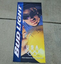 54&quot; 1996 USA Olympic Volleyball Banner BUD LIGHT Display Advertising - Budweiser - £79.12 GBP