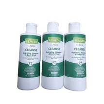 Medline Remedy Essentials Shampoo &amp; Body Wash Cleanse Hypoallergenic 4oz x3 - £10.11 GBP