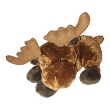 Petting Zoo Moose Reindeer Plush Deer Brown Stuffed Animal Toy 11&quot; - £7.57 GBP