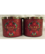Bath &amp; Body Works 3-wick Scented Candle Lot Set of 2 COTTON CANDY CHAMPAGNE - $71.99