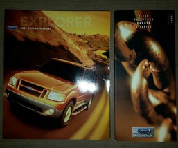 2001 Ford 2 Brochures Explorer Sport F-150 F-250 F-350 Ranger E-series - £15.53 GBP