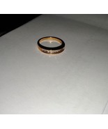 10K YELLOW GOLD DIAMOND ROUND INSET BAND RING, SIZE 7, 0.25(TCW), 2.80GR - $4,198.17 MXN