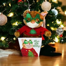 Ugly Christmas Sweater Cat I Love This Holiday Plush Stuffed Animal DanDee E9 - £13.04 GBP