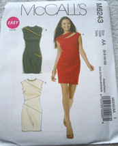 McCall’s  Misses Dress Size 6-12 #M6243 Uncut - $4.99