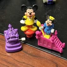 Disney Parade Burger King Wind Up Minnie Mouse Mickey Mouse Pencil Topper - $7.91