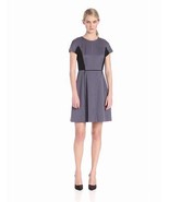 Rebecca Taylor Short Sleeve Snake Jacquard Fit and Flare Knit Dress $395... - $101.53 CAD