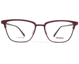 MODO Eyeglasses Frames 4243 BURG Matte Purple Brown Square Horn Rim 51-1... - £93.25 GBP