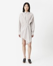 Isabel Marant Etoile Womens Robe Seen Cotton Striped Mini Shirt Tunic Dress L 38 - £149.46 GBP