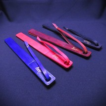 Set of 4 Handmade Leather Slappers, BDSM Fetish Brown, Red, Black, Blue Paddle - $37.00+