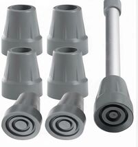 4 x 22mm Walking Stick Crutch Tips Feet Rubber Ferrules End Caps Stopper... - $169.70 MXN