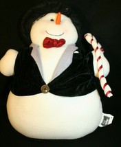 VTG 90&#39;s Kohl&#39;s Dept Stores Happy Holidays 18 in Snowman Candy Cane Plush - £60.13 GBP