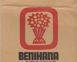 Benihana of Tokyo Japanese Steak House Menu Milwaukee Ave Lincolnshire I... - $47.52