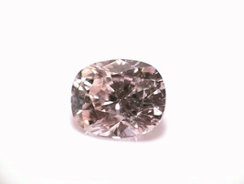 0.19ct Pink Diamond - Natural Loose Fancy Very Light Pink Color Cushion SI2 - £1,040.18 GBP