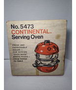 Vintage West Bend No. 5473 Poppy Continental Serving Oven  - USA - NEW O... - $714.84 MXN