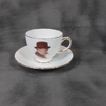 Vintage Winston Churchill H&amp;M Sutherland Cup &amp; Saucer, ca 1950&#39;s, Ex. Cond. - £20.58 GBP