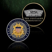 Joint Chiefs Of Staff The Pentagon Washington D.C. 1.75&quot; Challenge Coin - £32.12 GBP