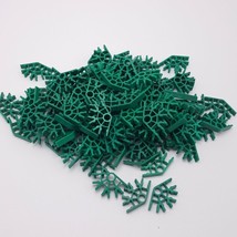 100 K&#39;nex 4-Way Connector Green Replacement Part Piece 90905 Expansion - £3.55 GBP