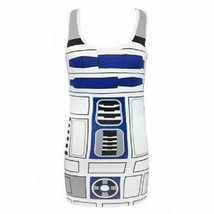 Star Wars Licensed R2-D2 Robot Costume Tank Top Shirt  - £18.23 GBP