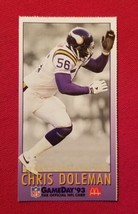 1993 Fleer McDonald&#39;s GameDay Chris Doleman #10 Minnesota Vikings FREE SHIPPING - £1.59 GBP