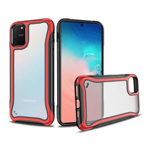 For Samsung S10 LITE (2020) 6.7&quot; Tri Shield Rubberized Hard TPU Case Cover RED - £7.09 GBP