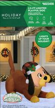 HOLIDAY LIVING 6023456 AIRBLOWN INFLATABLE 3.5' LIGHTED PLAYFUL DOG - NEW! - $19.98