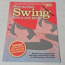 Play-Along Swing with a Live Band for Flute Ten Classic Swing Standards - $11.98